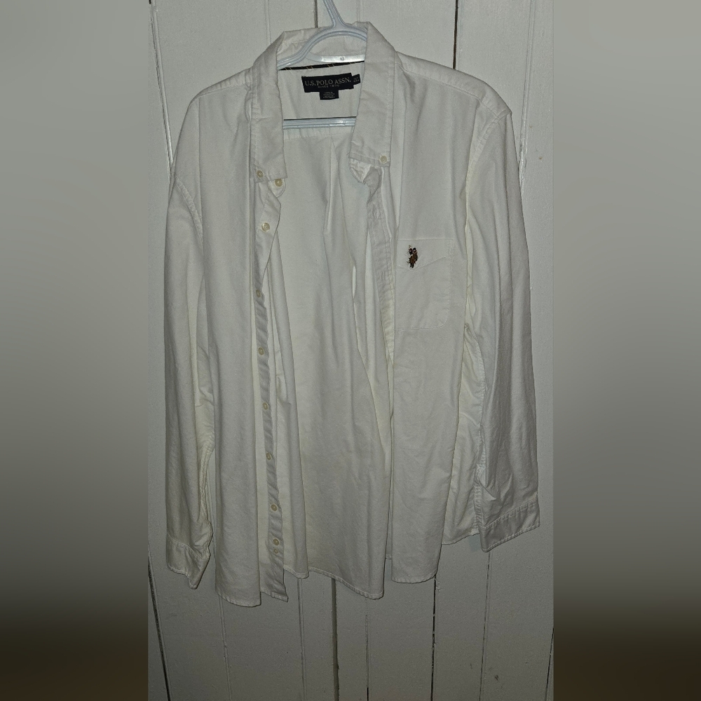 Men's dress shirt sz xxl white U.S. Polo Assn